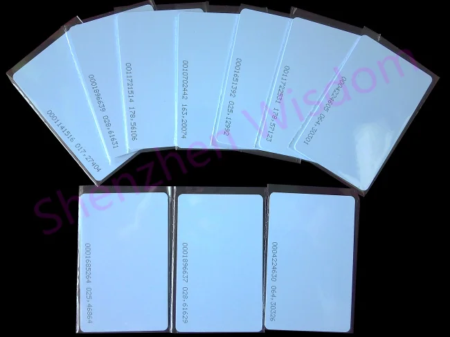 100pcs/Lot RFID 125Khz Card EM4100 TK4100 Smart Card ID PVC Card fit For Access Control Time Attendance