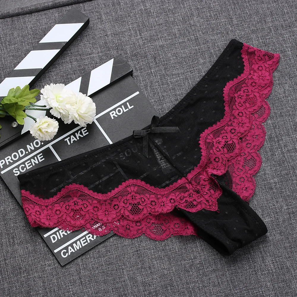 2020 Sexy Lace Women Panties Fashion Underpants Tempting Pretty Briefs Cotton Low Waist Cute Women Underwear Hipster Lingrie