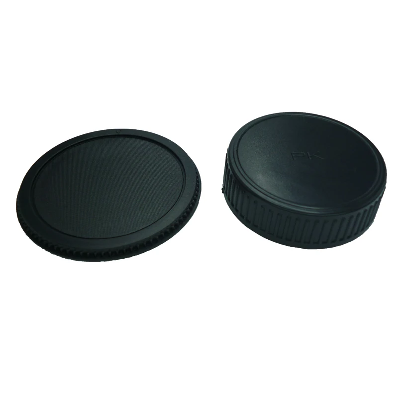 

50pairs/lot camera Body cap + Rear Lens Cap Hood Protector for K10D K20D K200D K100D K-7 Kx K for Pentax PK camera