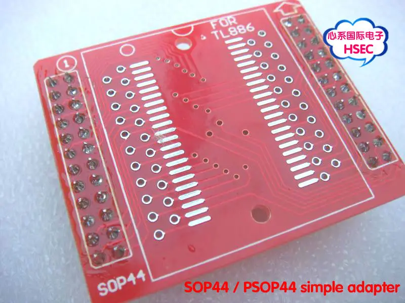 SOP44 simple adapter PSOP44 Adapter for TL866II PLUS TL866A TL886CS programmer / TSOP32 TSOP40 TSOP48 Use