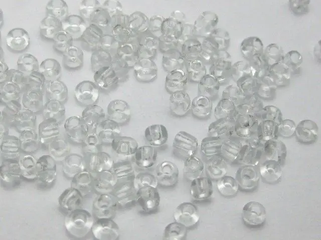 

5000 Transparent Clear Glass Seed Beads 2mm (10/0) + Storage Box