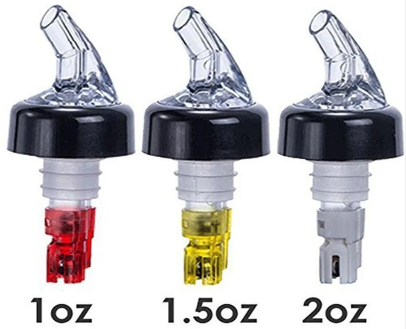 

100pcs/lot 1oz 1.5oz 2oz Quantitative Wine Pourer Spout Wine Dispenser Liquor Oil Wine Bottle Pourer Decanter