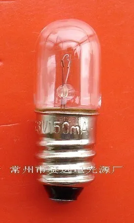 

Miniature bulb e10 t10x28 6.3v 1w a503 sellwell lighting