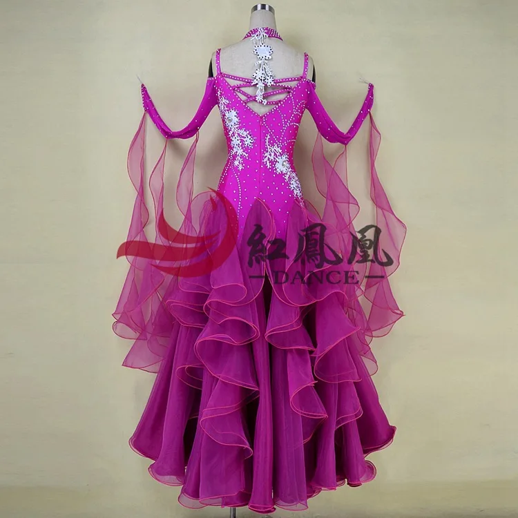 High-end International Standard Ballroom Smooth Dance Competition Dress, /Ballroom Standard Tango Waltz Dance Dress