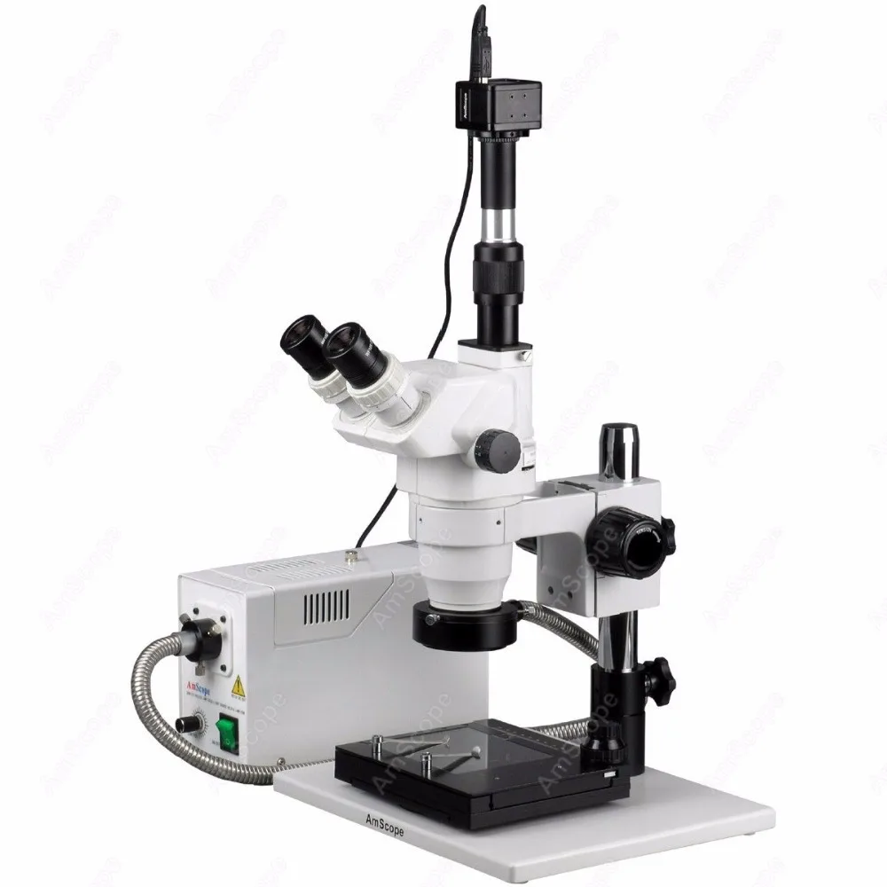 Inspection Microscope-AmScope Supplies 3.35X-90X Industrial Inspection Microscope + 5MP Digital Camera