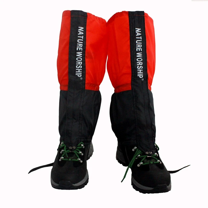 Natrure woship 1 Pair Waterproof Outdoor Hiking Walking Climbing Hunting Snow Legging Gaiters ski gaiters Men Women Leg Warmers