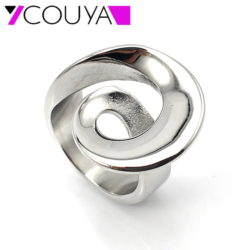 COUYA 2017 New Design near natural jewelry tornado ring for woman cocktail rings bijou party size 6#,7#,8#,9#,10#