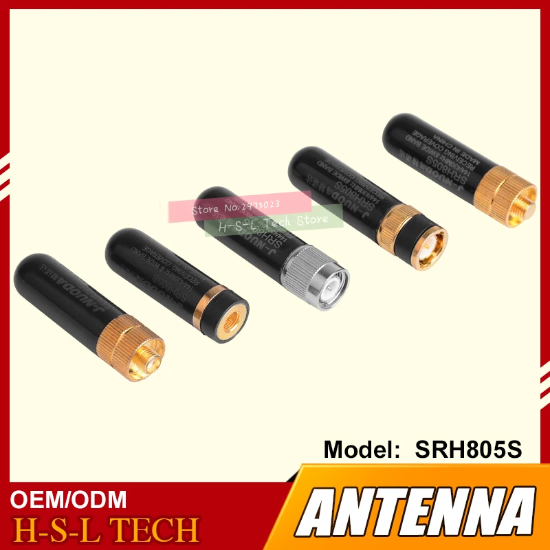 5PCS Mini Walkie-Talkie Antenna Two Way Radio SMA Female/SMA Male/BNC/MOTO Short Antenna Dual Band High Gain Antenna Accessories