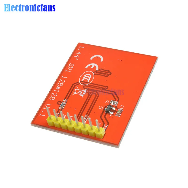 Imagem -04 - Substituir 5110 Lcd 1.44 Série Vermelha 128x128 Spi Cor Tft Lcd Módulo de Exibição