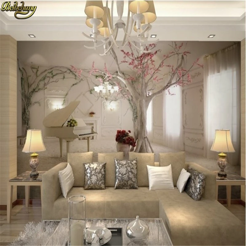 Custom 3d mural wall paper TV backdrop sofa space to expand 3d photo wallpaper for walls 3 d flooring paper Stickers