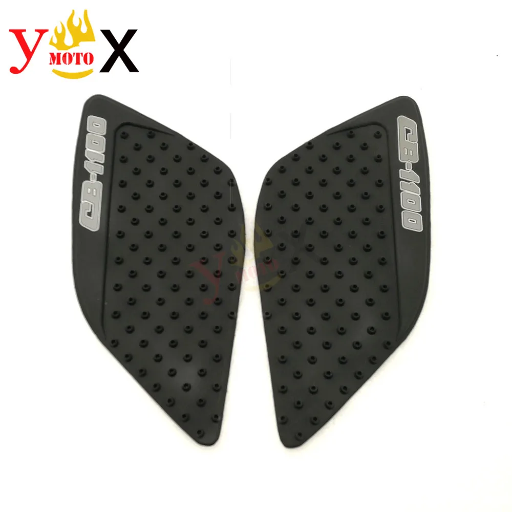 Standard Motorcycle Rubber Gas Fuel Tank Traction Pads Knee Grips  Stickers Decal For Honda CB1100 CB 1100 2010-2017 Deluxe RS