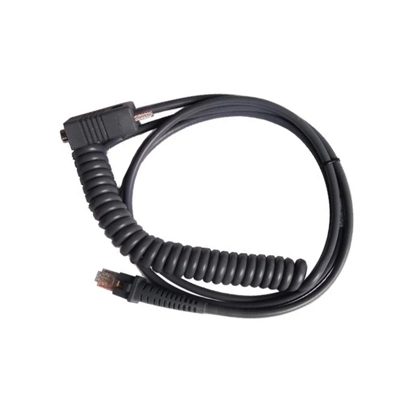 New 3M RS232 Serial Coiled Cable For Datalogic D100 GD4130 QD2130 GD4430 QW2120 QD2100 Barcode Scanners