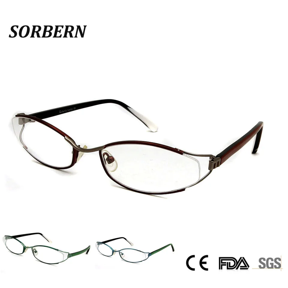 Ladies Metal Frame For Spectacles Woman Eyewear Frames Eyeglasses For Women Optical Glasses Myopia Occhiali Da Vista Donna