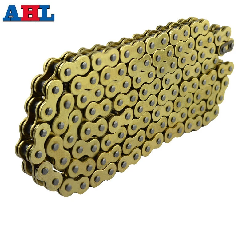 Motorcycle Parts 530 * 120 Drive Chain 530 Pitch Heavy Duty Gold O-Ring Chain 120 Links For Honda Yamaha Suzuki Kawasaki