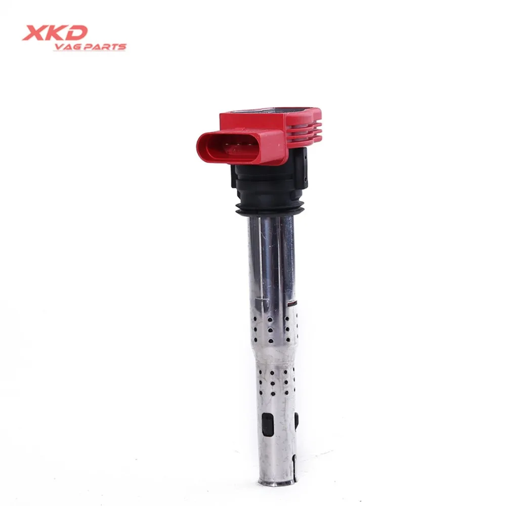 High Quality Brand New Red Ignition Coil Fit For V-W Touare-g A4 A5 A6 A8 Q7 2.7TDI 3.0TDI 3.2 V6 4.2 V8 06E 905 115 E