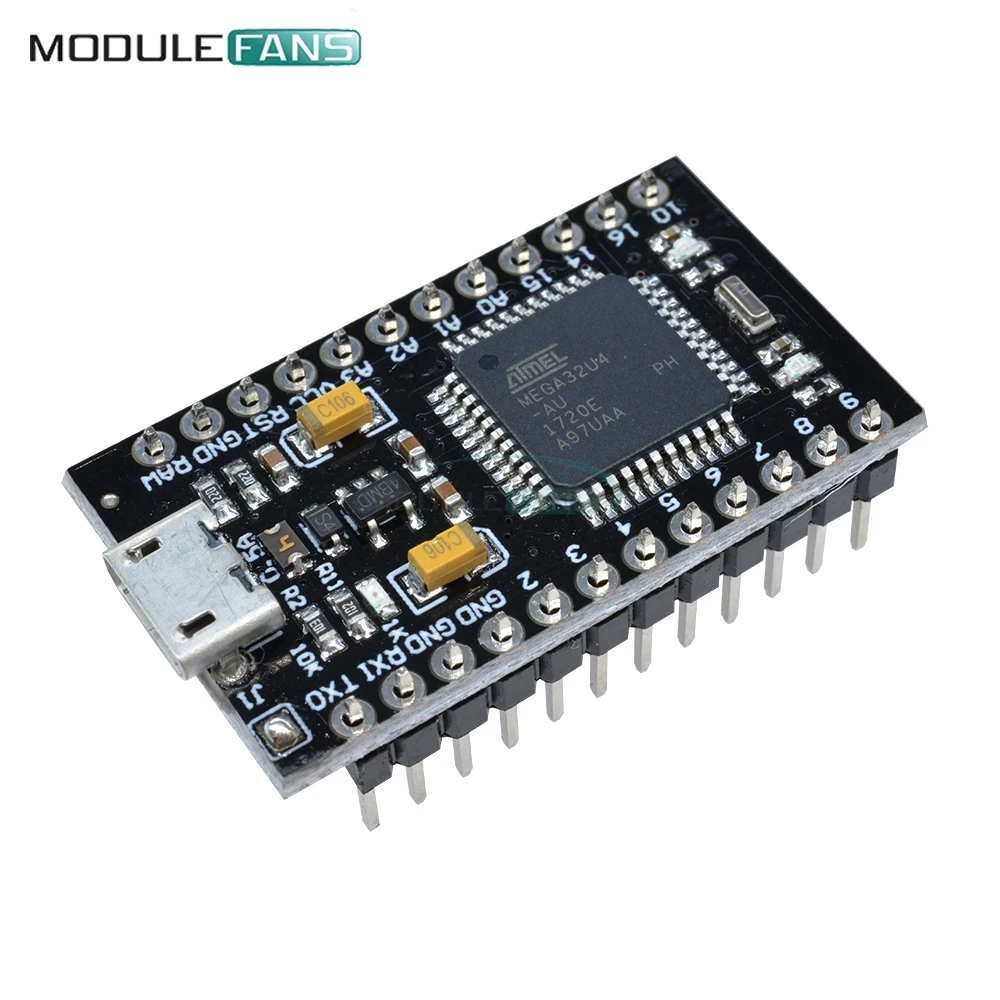 Placa controladora Micro Usb para Arduino Nano, dispositivo con gestor de arranque Mega32U4 Mini, Leonardo ATMEGA32U4-AU, 5V, 16MHz