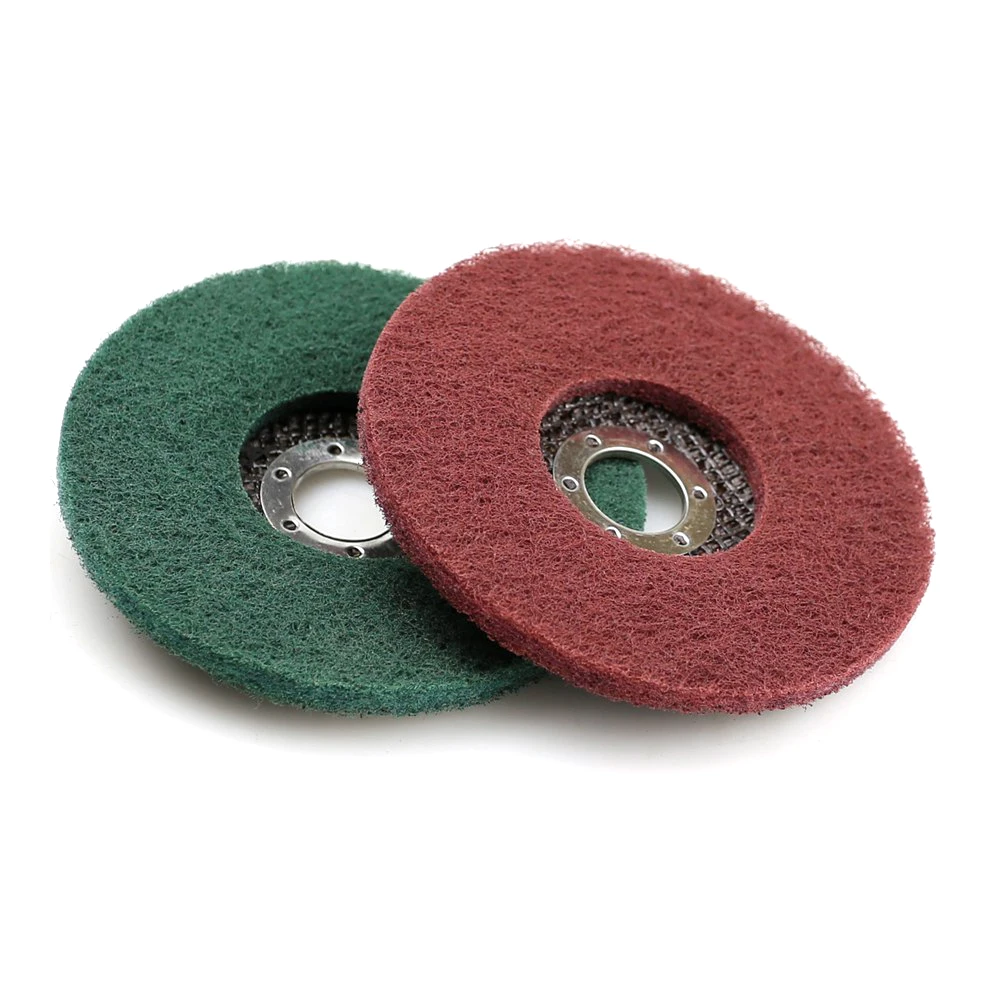 10 stück 125*8*22mm Nicht-woven Klappe Schleifen Disc Nylon Polieren Rad Winkel Mühle Tools für Metall Polnisch