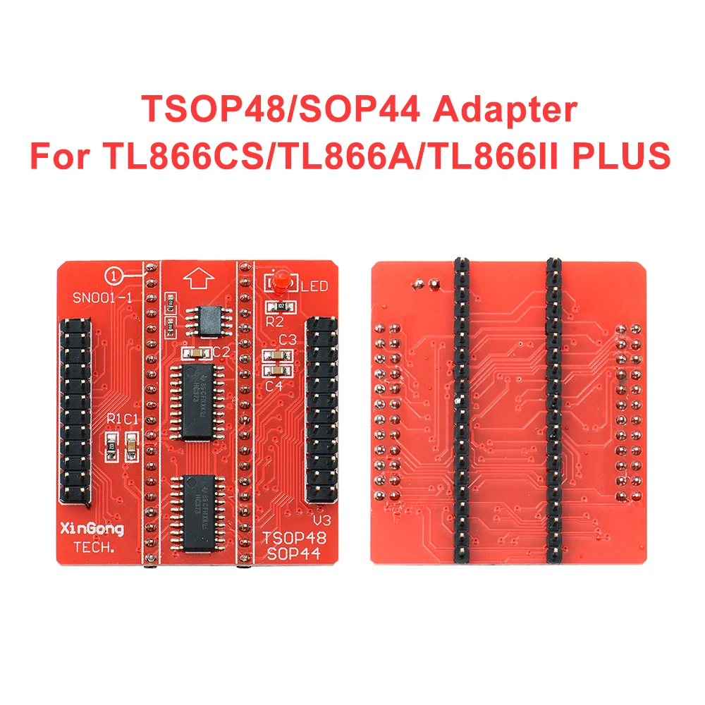 Оригинальный TSOP48 SOP44 ZIF набор адаптеров для MiniPro TL866II TL866A TL866CS универсальный программатор V3 Базовый адаптер Бесплатная доставка