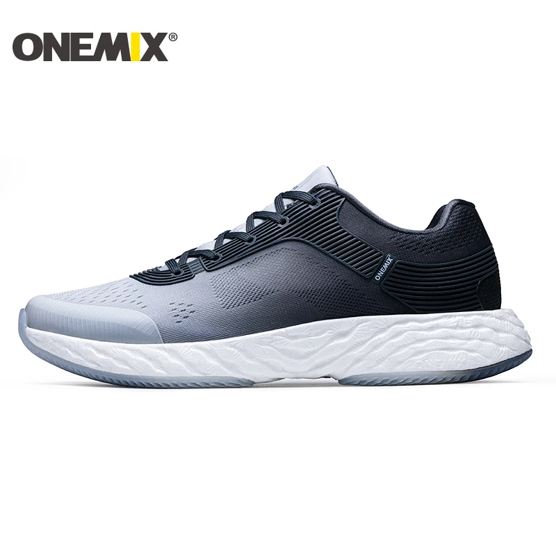 Onemix męskie buty do biegania dla kobiet siatkowa poduszka oddychająca projektant Zapatillas Trail obuwie sportowe lekkie buty do chodzenia na