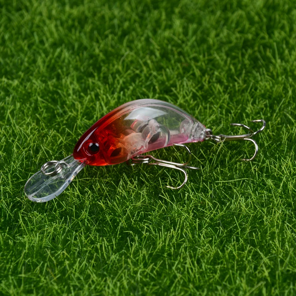 1pcs 5cm/4g Minnow Fishing Lures High Quality 5 Colors Available Crankbait Wobbler Fishing Tackle Lifelike Plastic Hard Baits