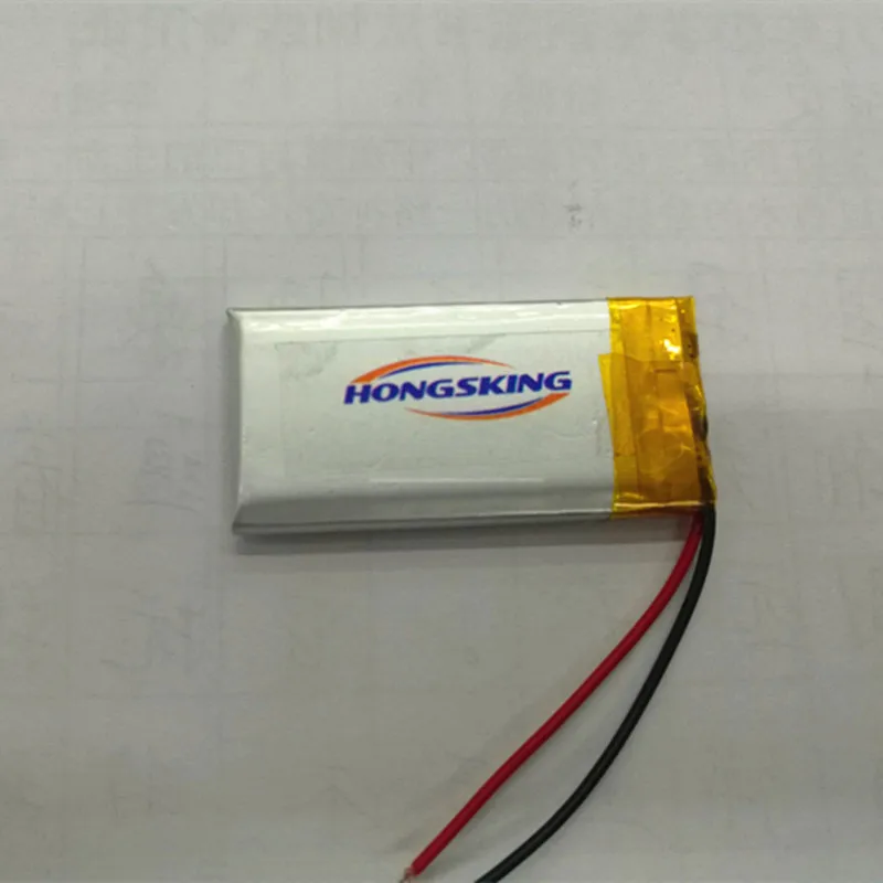 Free shipping by DHL Fedex 100pcs 3.7V lithium polymer battery 052035 502035 mp3 recording pen point reading pen dedicated300mAh