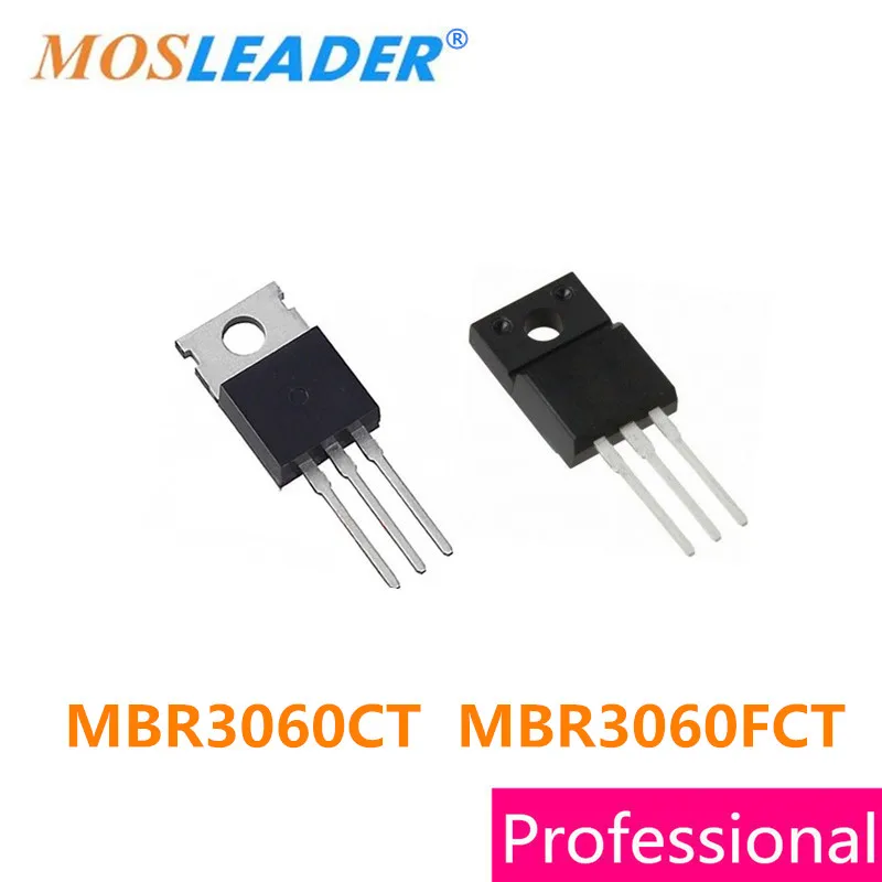 

Mosleader 50 шт. MBR3060CT TO220 MBR3060FCT TO220F MBR3060 высокое качество