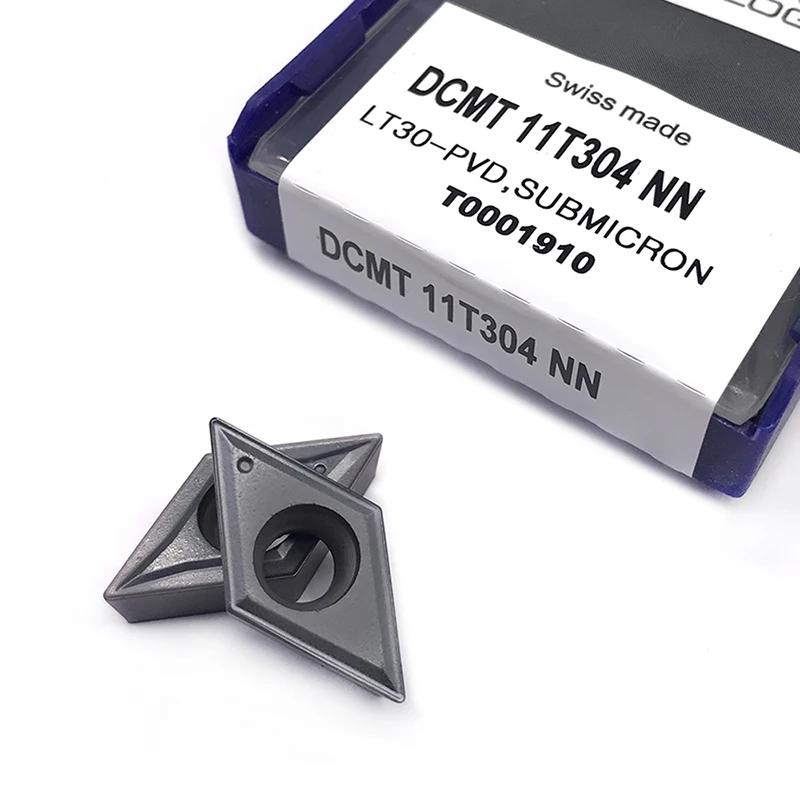 DCMT11T304 NN LT30 كربيد إدراج الداخلية الأخير القاطع تحول أداة dcmt 11T304nn ماكينة تقطيع CNC أداة التنغستن كربيد