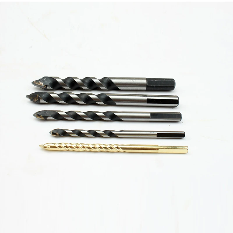 Perceuse à sol en ciment et carrelage, mèche de perçage de 6/8mm ouvre-trou en céramique, perceuse multifonctionnelle pour carreaux de béton, mur en acier, ensemble de perceuse 05411