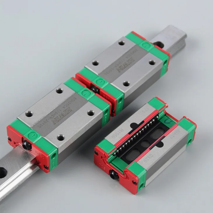 2pcs 100% original Hiwin linear guide rail EGR15 -L 1000mm + 4pcs EGH15CA linear block for CNC router