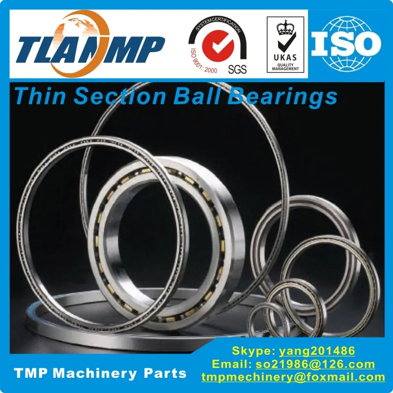 

KB042AR0 , KB042CP0 , KB042XP0 Thin Section Ball Bearings (4.25x4.875x0.3125 in)(107.95x123.825x7.9375 mm) TLANMP Slim ring