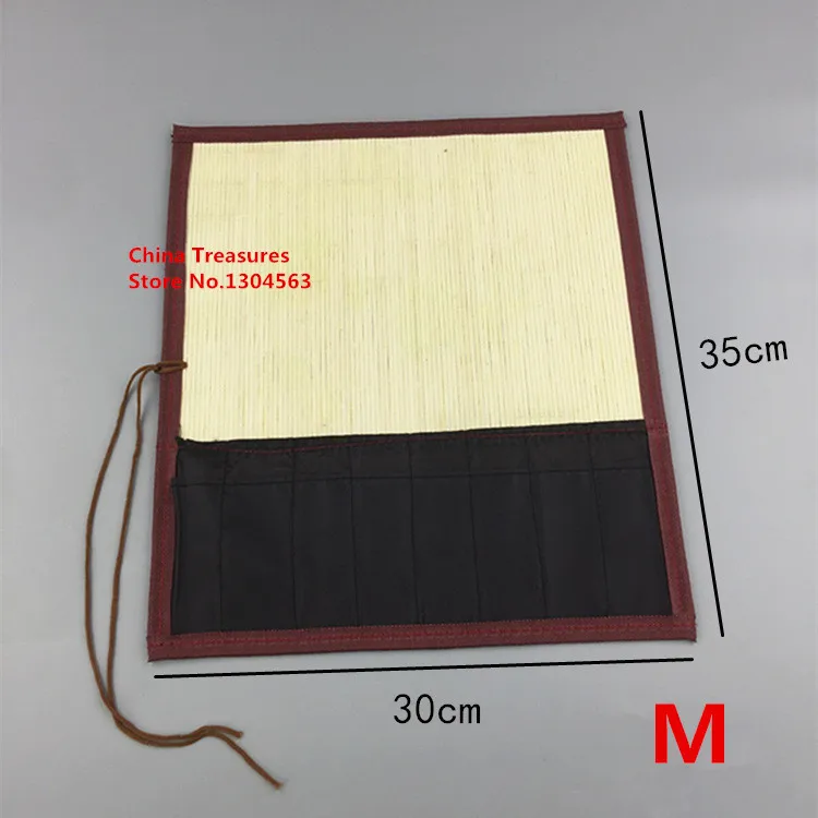 Chinesischer Pinsels tift halter Bambus bürsten rolle