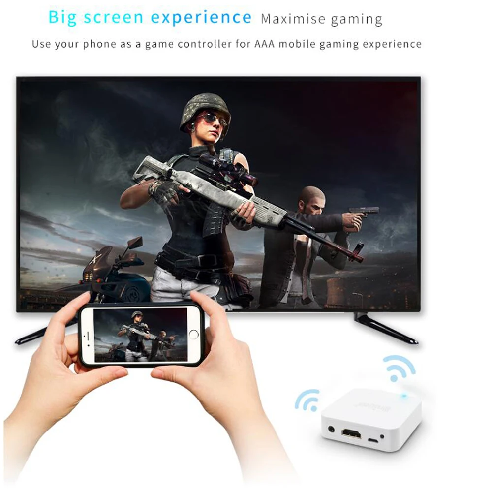Mirascreen X7 Auto Auto Media DLNA Miracast Airplay Bildschirm Spiegelung Dongle TV-Stick Wireless HD AV Ausgang Video Streamer Display