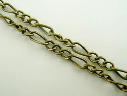 Doreen Box Lovely 800cm Bronze Color Link Chains Findings 2mm*5mm (B02478)