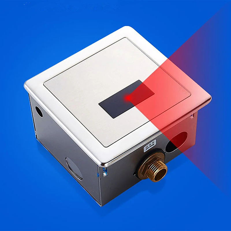 

Concealed Automatic Urinal Flush Valve DC6V AC220V Smart Infrared Sensor Water Saving,J18074