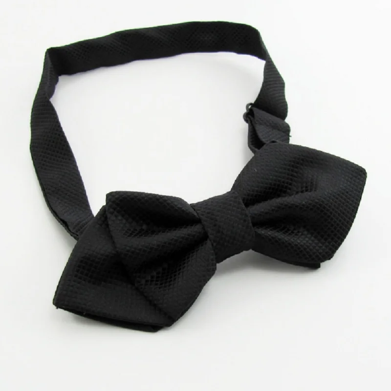 

HOOYI 2019 solid color ties for men polyester bowtie gravata bow tie necktie