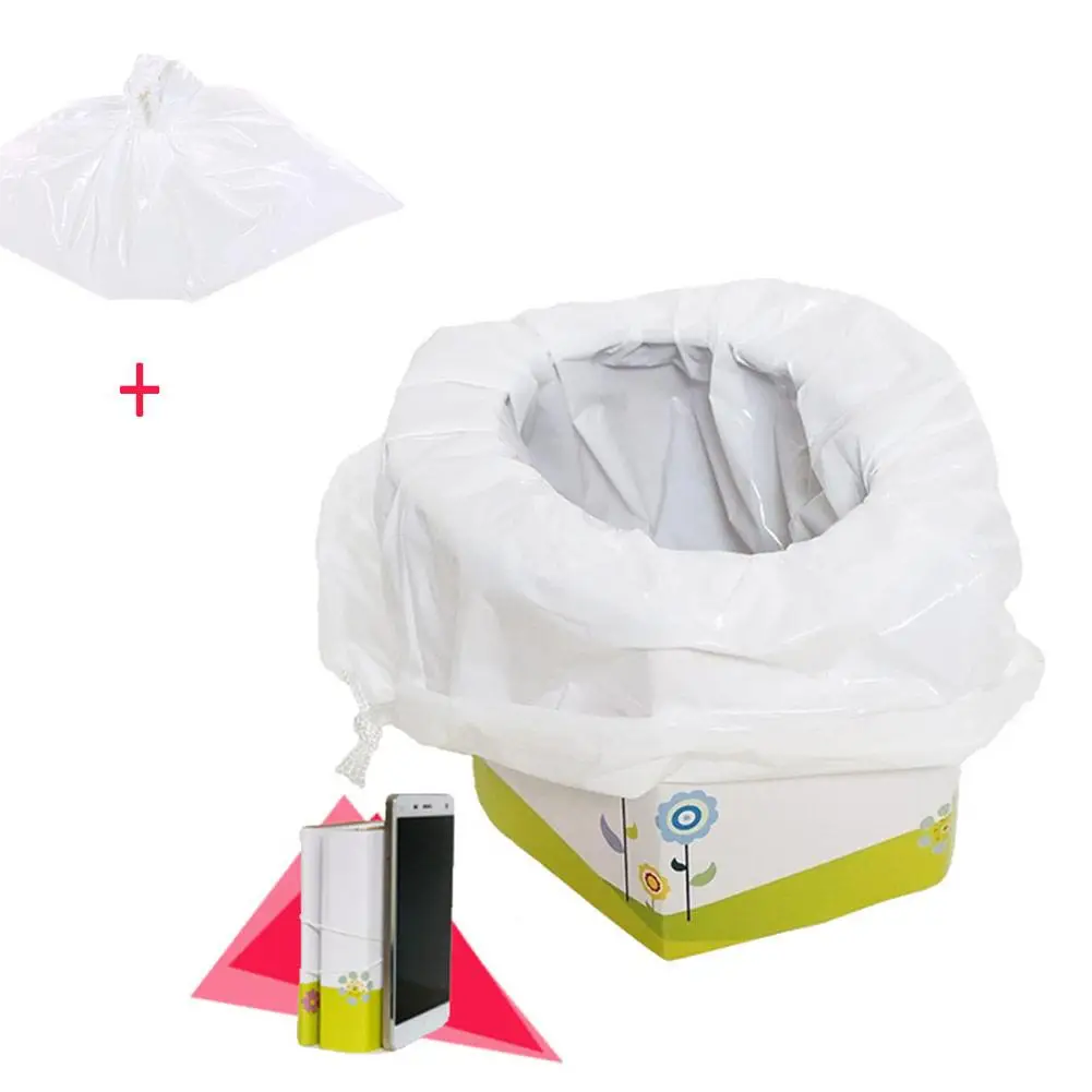 

Hot sell kids Miniature Toilet Boy Paper Folding Portable Potties Bedpan Girls Travel Potty Necessary to Travel baby children