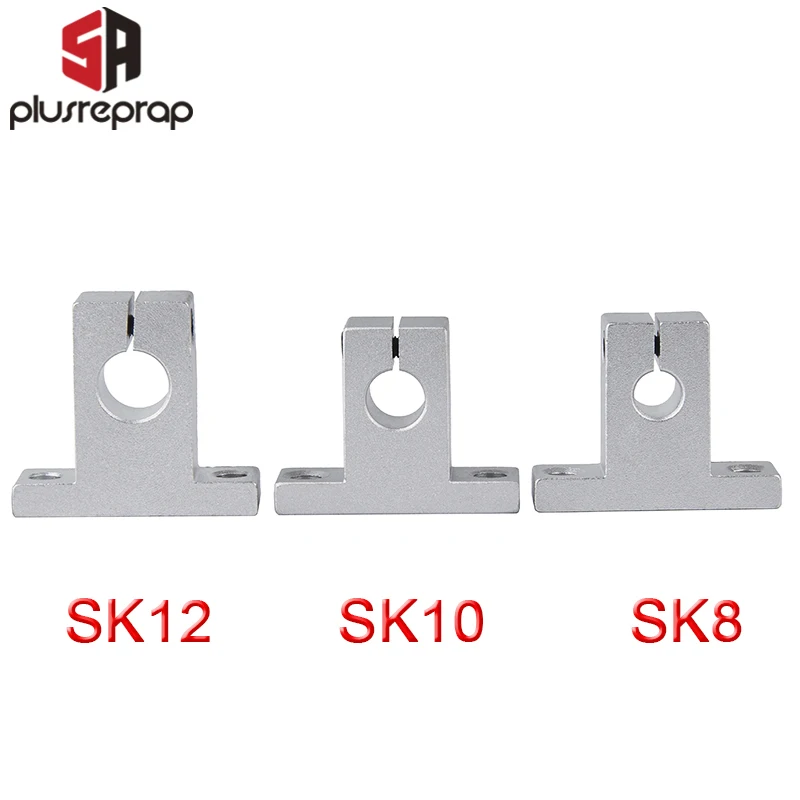 

2pcs/lot SK8 SK10 SK12 Linear Rail Shaft Support for XYZ Table CNC 3D Printers Parts Sliding Part Accessories Shaft End