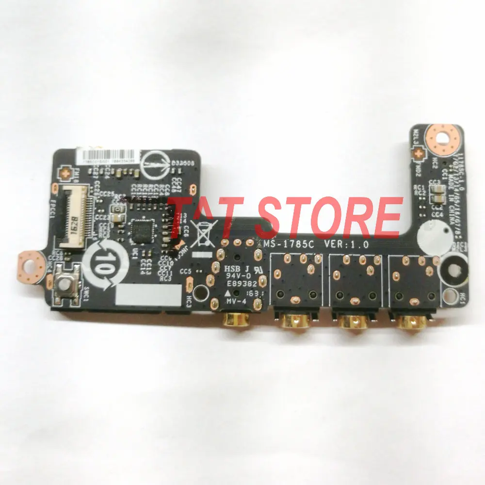 brand original for MSI GT72 GT72VR 6RE 6QD PRO MS-1785 AUDIO CARD READER BOARD MS-1785C test good free shipping