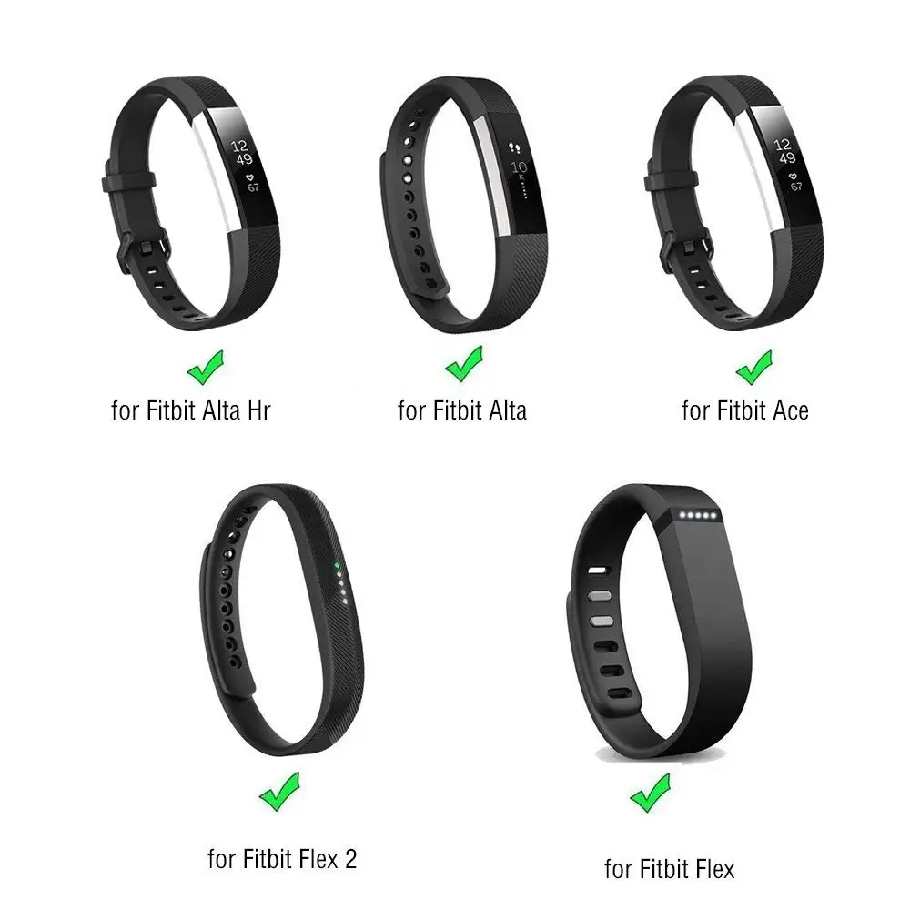 For Fitbit Alta HR/Alta Extend Band Bracelet For Fitbit Ace/Flex/Flex 2 Extend Original Wristband Length or Ankle Wear