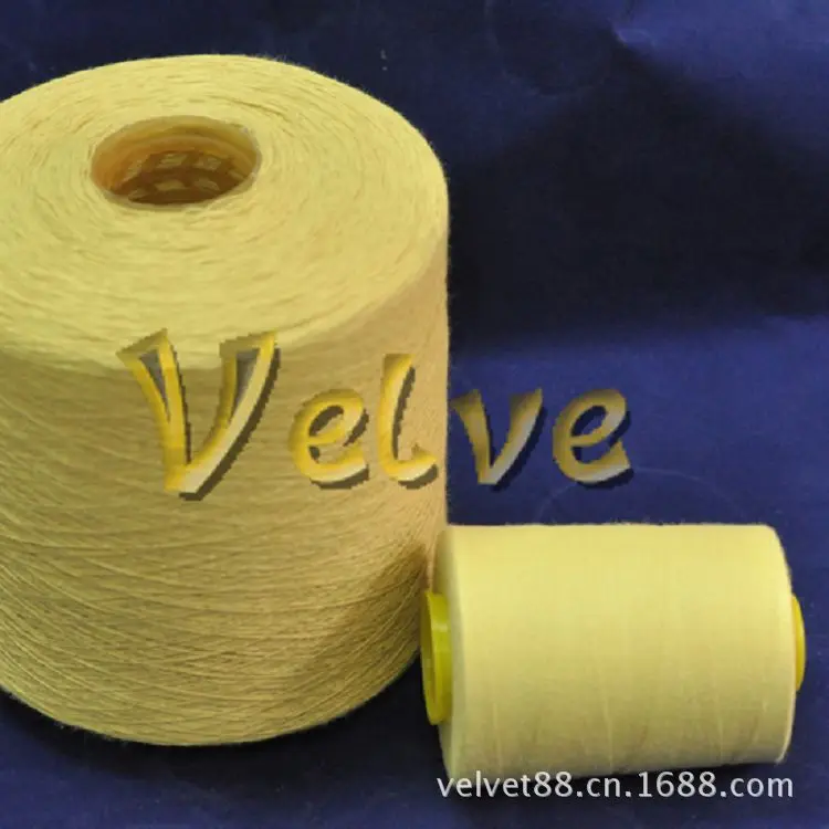 Manufacturers supply high temperature resistant Kevlar 204 aramid fibre sewing thread sewing line of fire