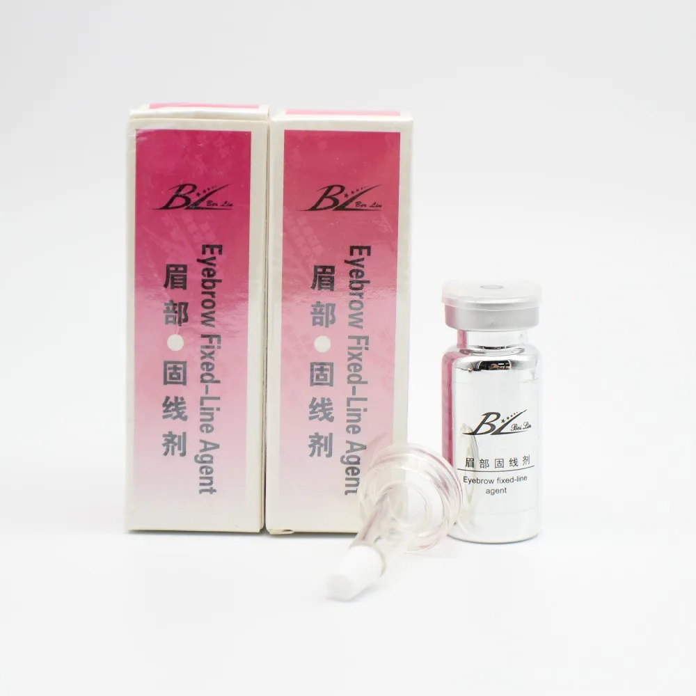 Eyebrow Fixed-line Agent Use for Tattoo Eyebrow  operation Lock Color Permanent Makeup Assistence Liquid 15ml