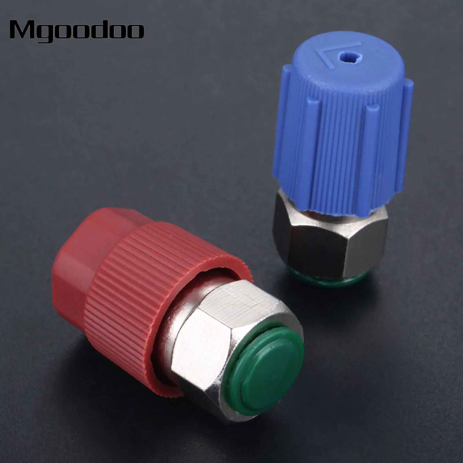 Mgoodoo AC Fitting Port Adapter Retrofit R12 To Accept R134 1/4