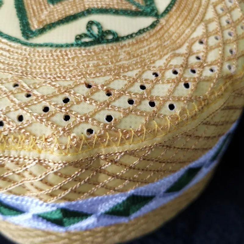 Sombreros de oración Islam árabe para hombres, Topi, Kippah africano, gorros de cabeza, musulmán, indio, sombrero judío, amarillo, Boina, nuevo