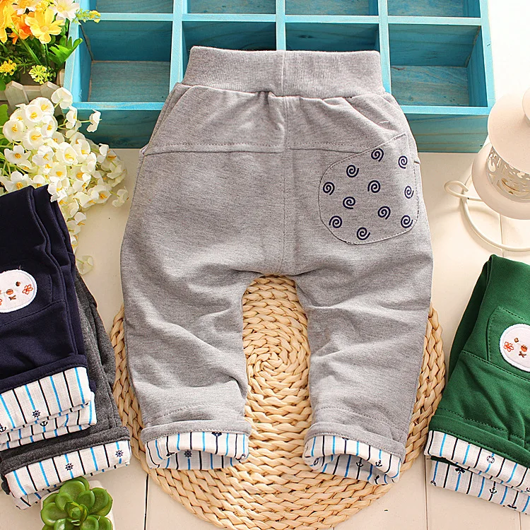 2015 new autumn Smiley face baby pants 100% cotton quality baby boys/girls pants 1 piece 0-2 year kids pants Casual pants