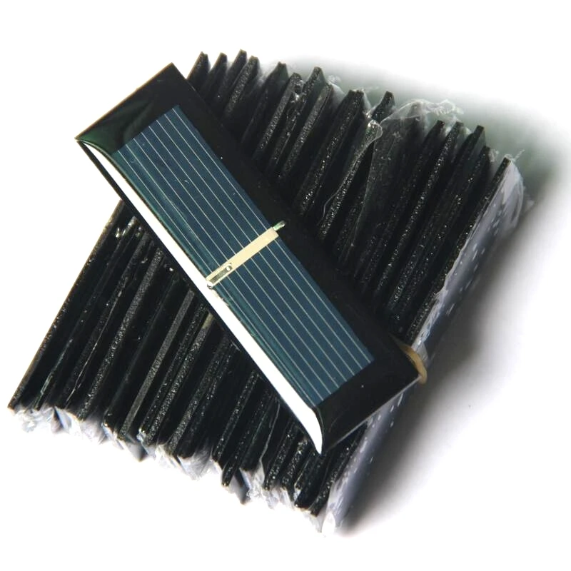 Mini 0.5V 250mA 10PCS/Lot Polycrystalline Solar Panel Module Solar Cell  DIY Toy Panel System Education Kits Small Solar Panels