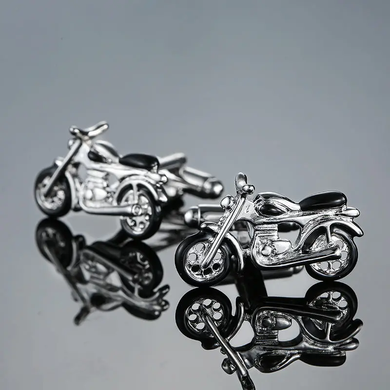 3D  Motorcycle Cufflinks for Mens Shirt Brand Cuff bottons Wedding Cufflinks High Quality Business  Jewelry
