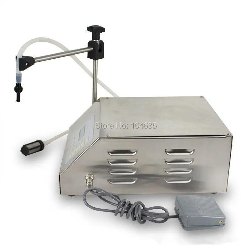 Máquina de enchimento líquida, enchimento líquido, bomba de controle digital, água potável, 5-3500ml, GFK-160