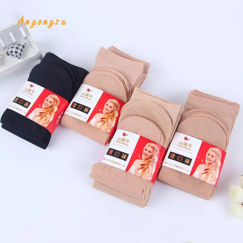 

30pair/lot Anyongzu Spring And Summer New Velvet Short Socks Wide Mouth Anti Hook thin Permeable Transparent Socks