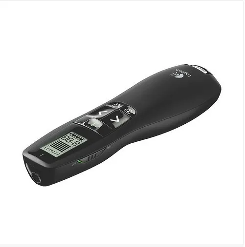 Logitech 2.4Ghz USB R800 wireless remote control page-turning demonstration PPT special pen green  pen for office led light