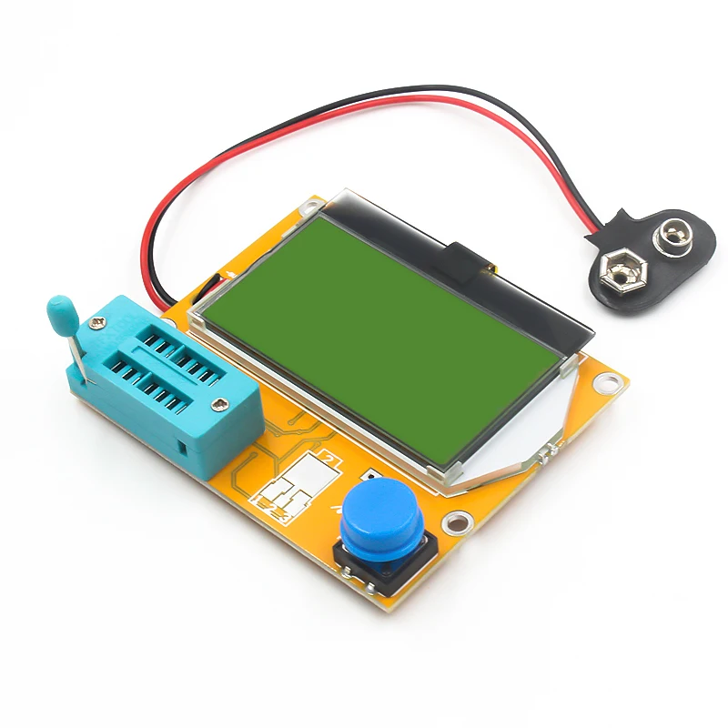 Imagem -04 - Digital Transistor Tester Diode Triode Capacitância Medidor Esr Mos Pnp Npn Lcr 12864 Tela Lcd Esr-t4